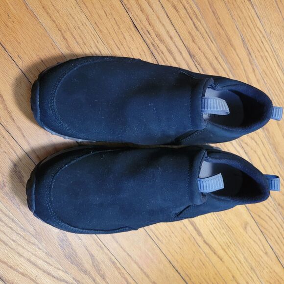 LL Bean Mens Black Suede Snow Sneakers Nwob Waterproof Shoes Sz 11 WIDE main image 6
